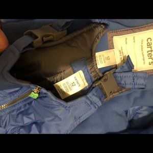 Carters snow pants and coat set 12mo